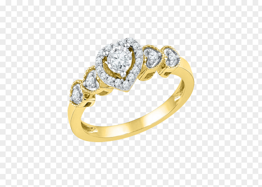Heart Ring Picture Engagement Diamond Earring Wedding PNG