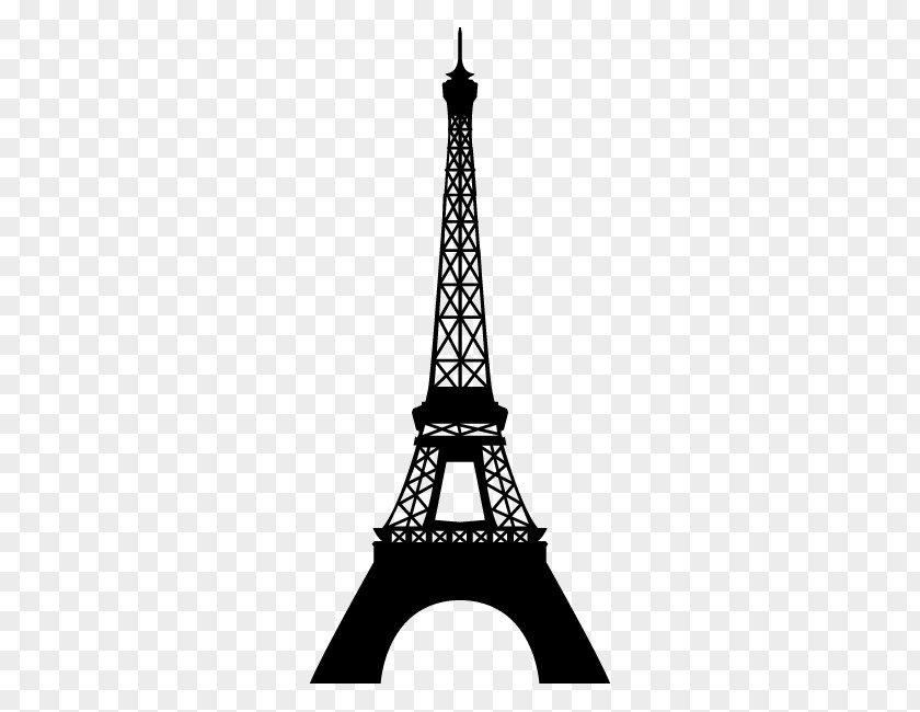 Luminescent Vector Eiffel Tower Wall Decal PNG