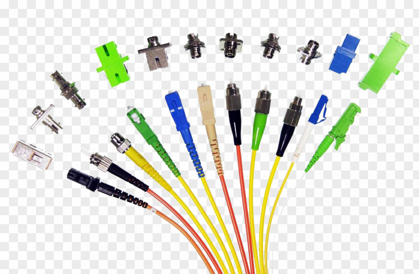 Optical Fiber Connector Cable Patch Electrical PNG