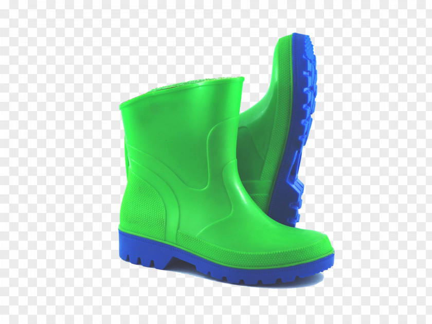 Rain Boot High Heels Green Background PNG