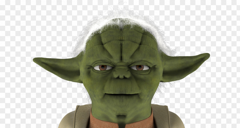 Yoda Rendering Low Poly Jedi Character PNG