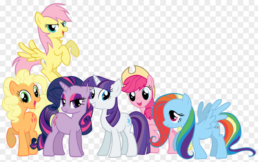 Little Pony Rarity Applejack Pinkie Pie Rainbow Dash PNG