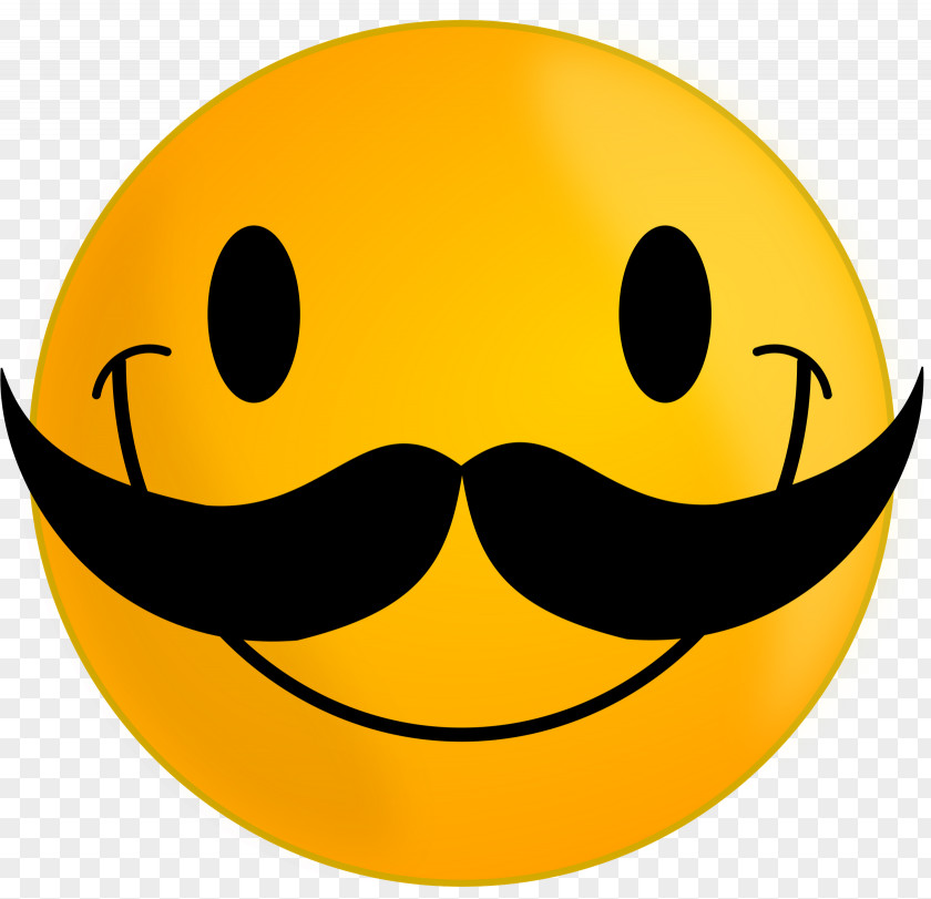 Mustache Smiley Moustache Emoticon Clip Art PNG