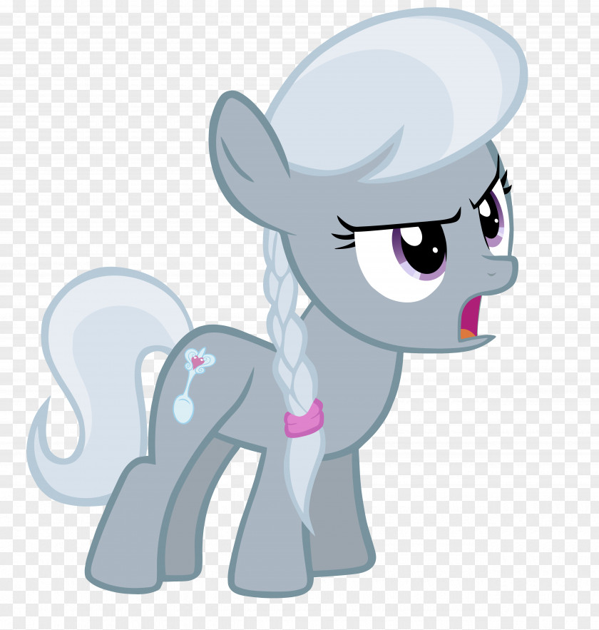 Silver My Little Pony Spoon Horse PNG