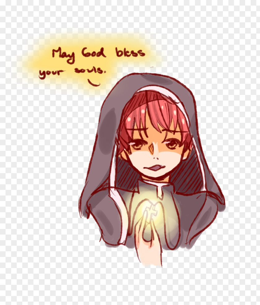 The Nun Mystic Messenger Tumblr Drawing PNG