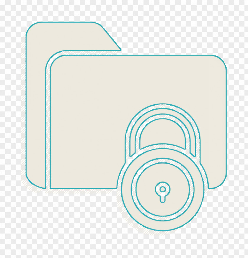 Cyber Icon Folder Lock PNG