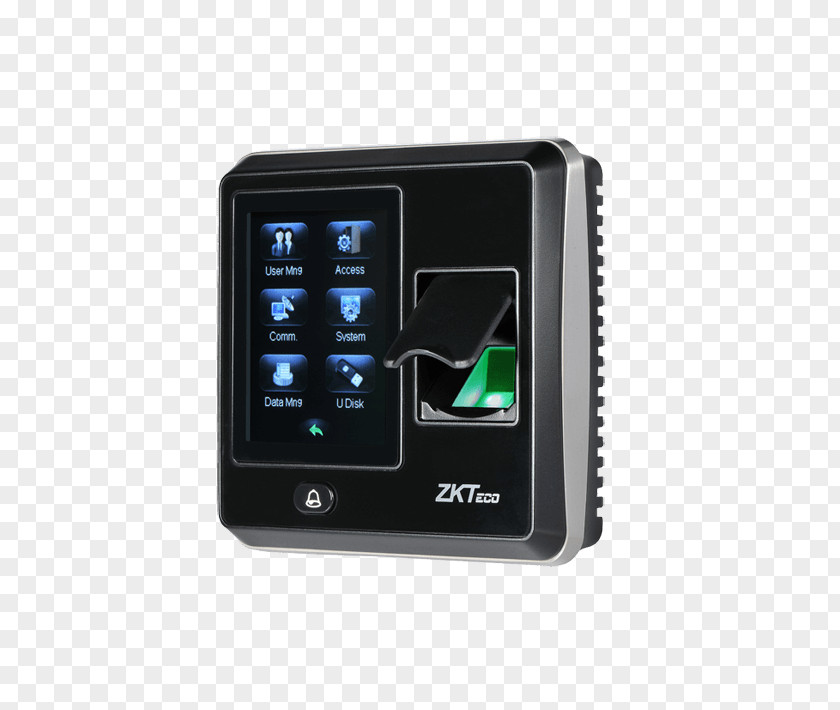 Finger Touch Access Control Time And Attendance Biometrics Wiegand Interface Zkteco PNG