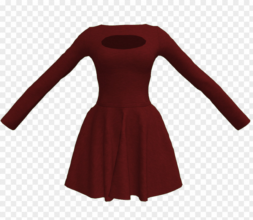 Own Oneself Sleeve Dress PNG