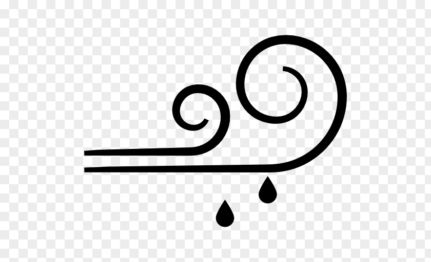 Windy Rain Wind Symbol PNG