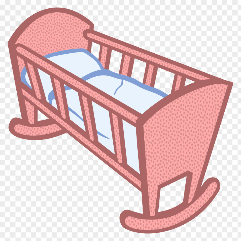 Baby Vector Cots Bassinet Clip Art PNG
