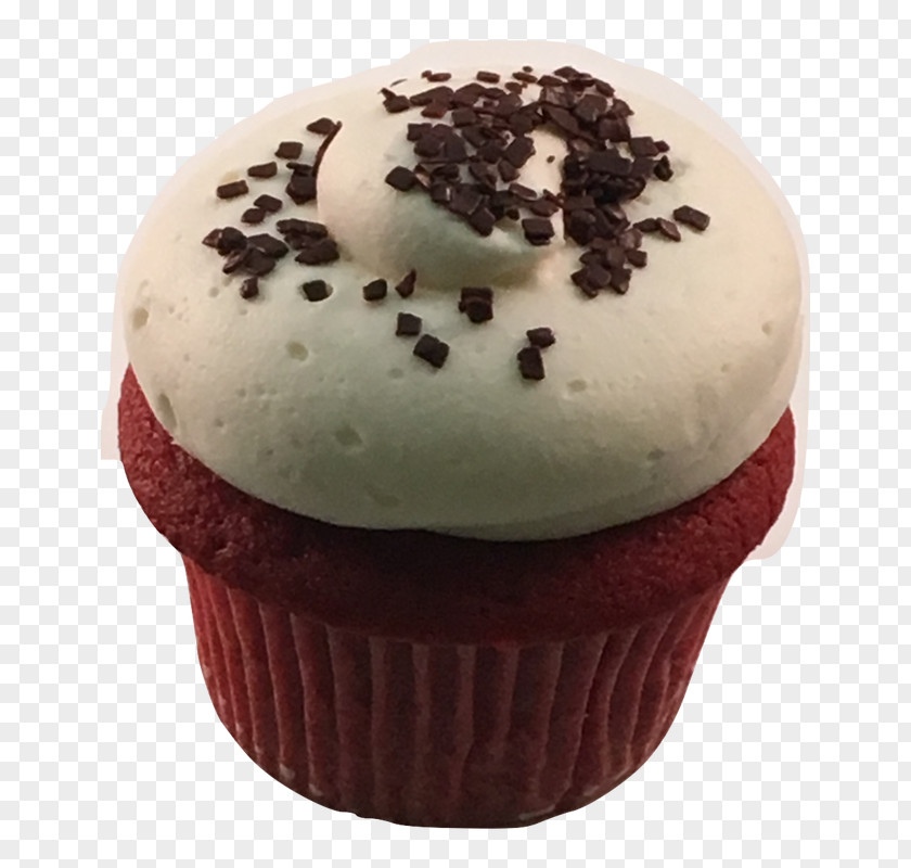 Chocolate Cupcake Ganache Muffin Bavarian Cream White PNG