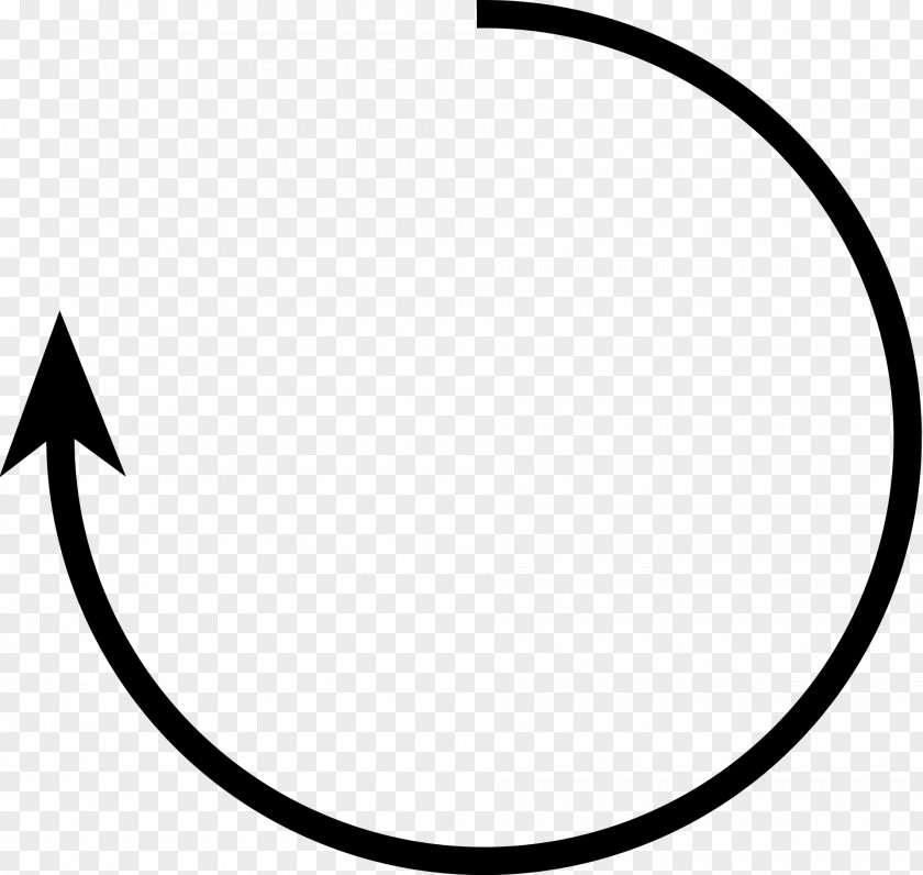 Circle Clockwise Turn Arrow Rotation PNG