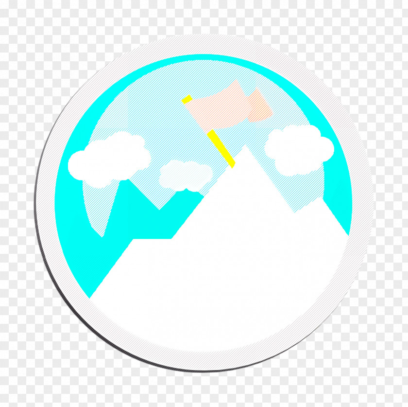 Goal Icon Business Strategy Mountain PNG