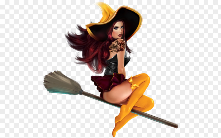 Halloween Broom Boszorkány Magic PNG
