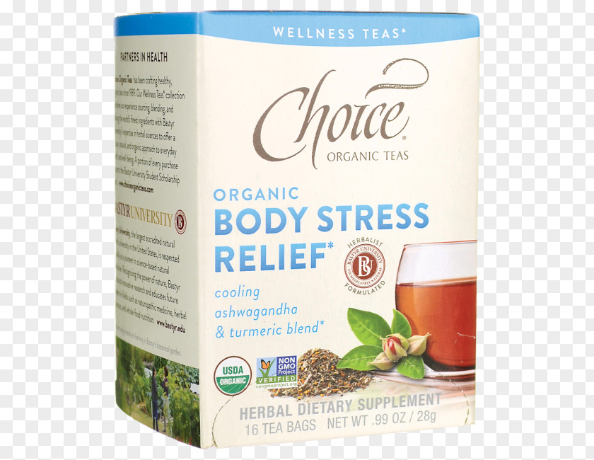 Tea Choice Organic Teas Wellness Body Stress Relief Flavor By Bob Holmes, Jonathan Yen (narrator) (9781515966647) Product Superfood PNG