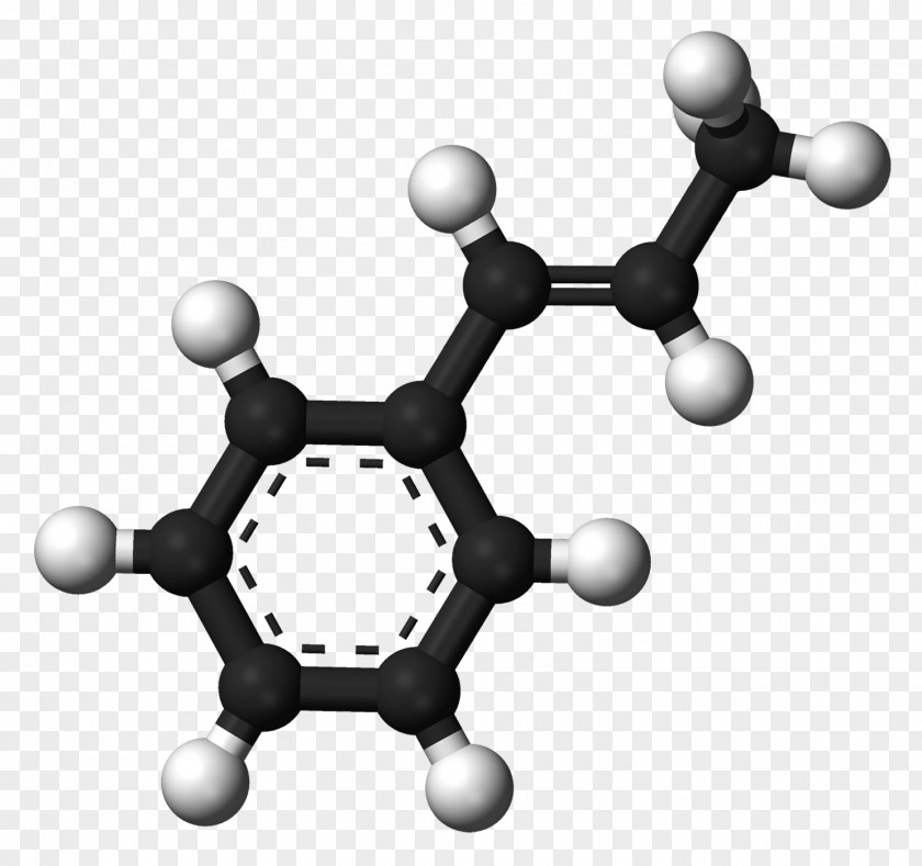 Beta Propene Propylene Glycol Molecule Three-dimensional Space Jmol PNG