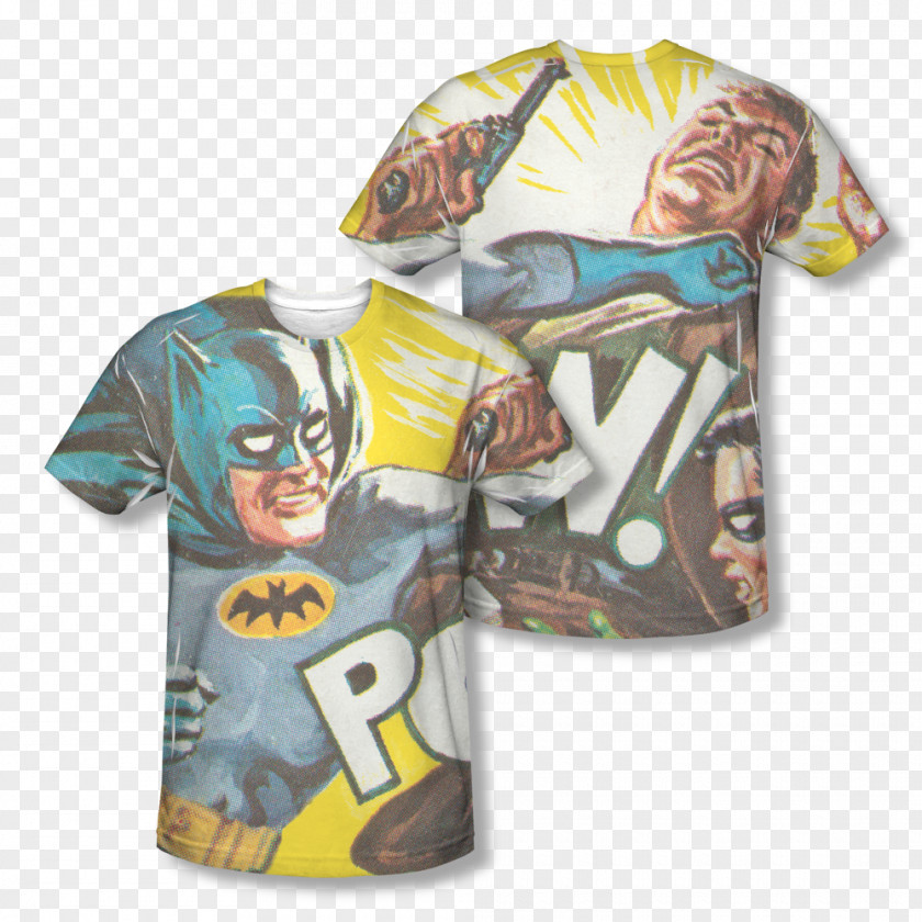 Hand-painted Men In The Middle East Batman T-shirt Character DC Comics PNG