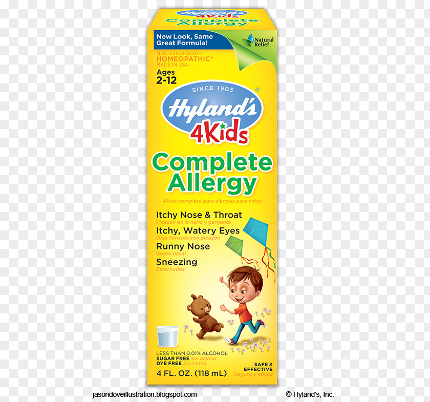 Allergy Hyland's Homeopathy Cough Medicine Common Cold PNG