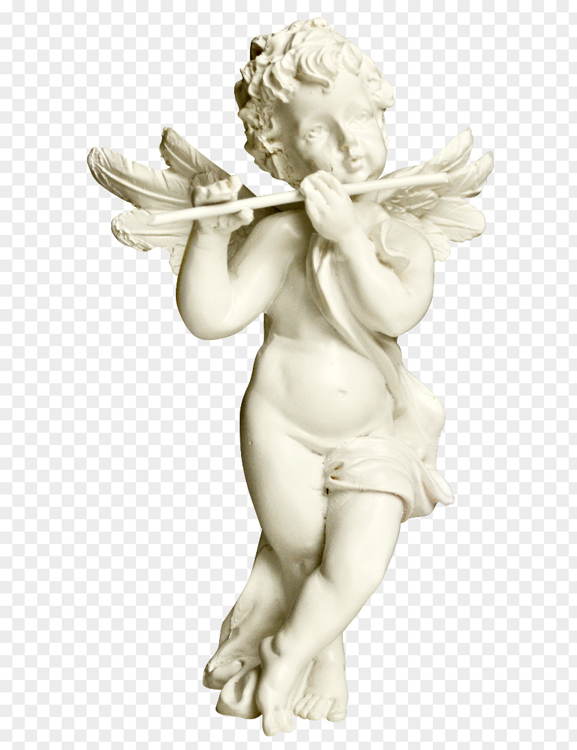 Christmas Statue Classical Sculpture Angel Figurine PNG
