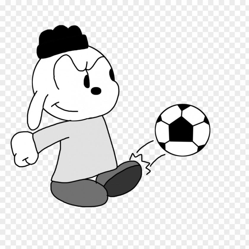 Coach Kicking Soccer Ball Clip Art Thumb Human Behavior Cartoon Smile PNG