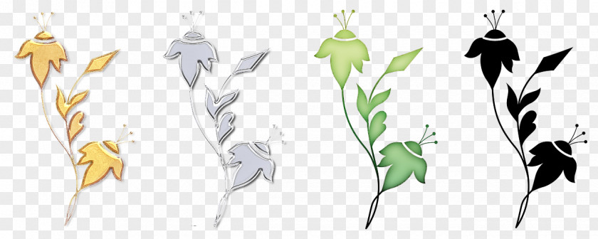 Line Art Leaf Character Plant Stem Branch PNG