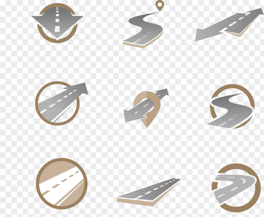 Vector Icons Painted Road Highway Icon PNG