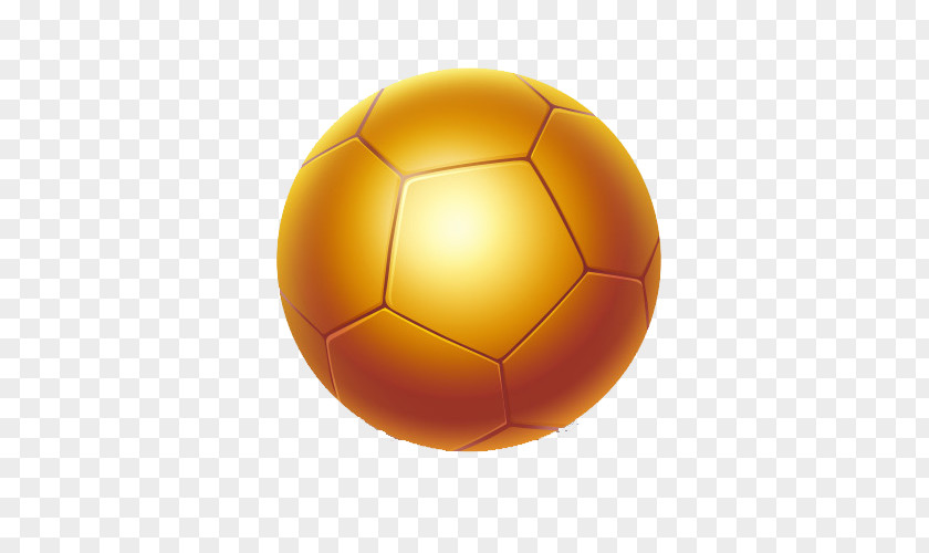 A Gold Football American PNG