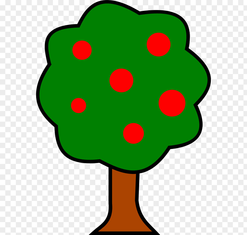 Creative Cartoon Fruit Tree Apple Clip Art PNG