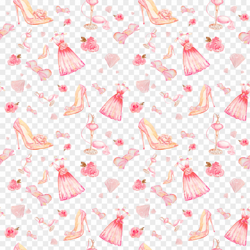 Dress Shading Pink High-heeled Footwear Designer PNG