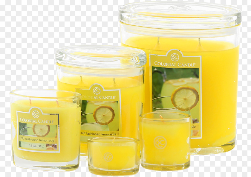 Old Fashioned Lemonade Juice Candle PNG