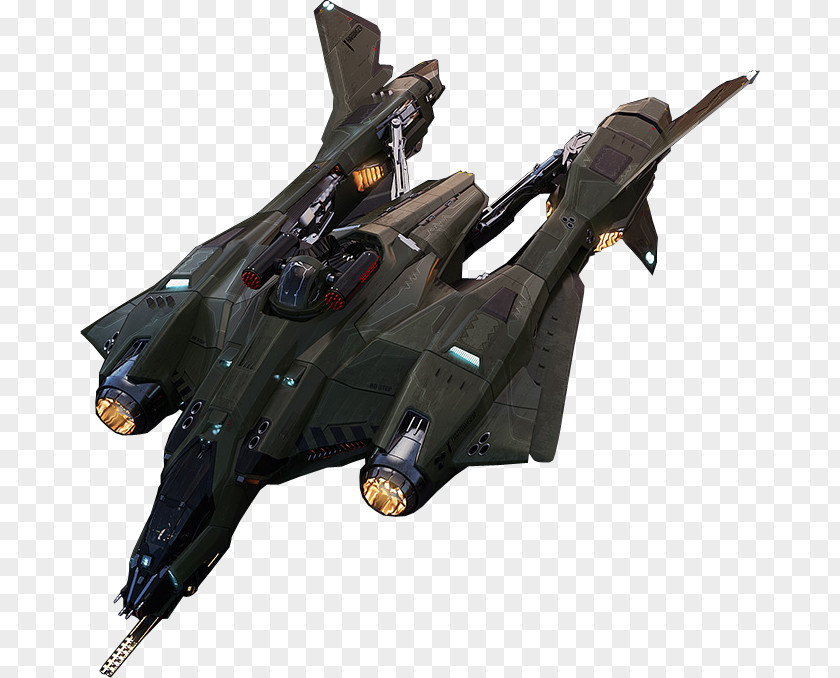 Airplane Fighter Aircraft Star Citizen Bomber Ship PNG