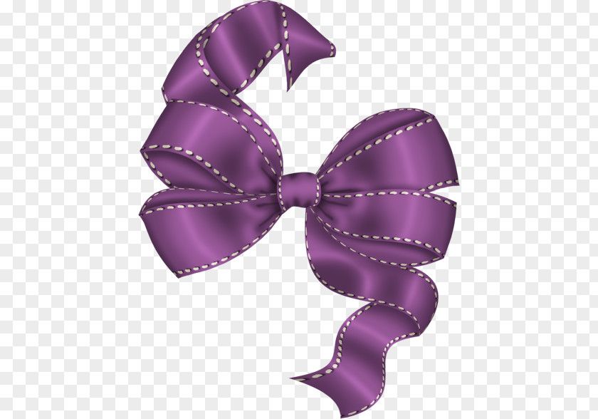 Beautiful Purple Bow Lazo Clip Art PNG