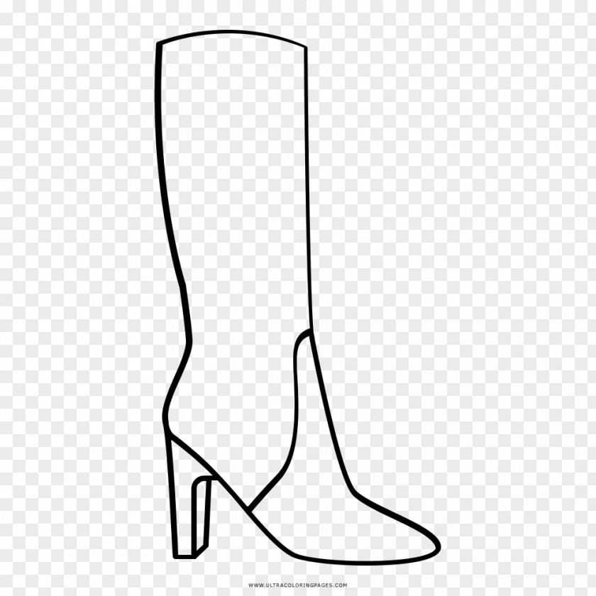 Boot High-heeled Shoe Drawing Coloring Book PNG