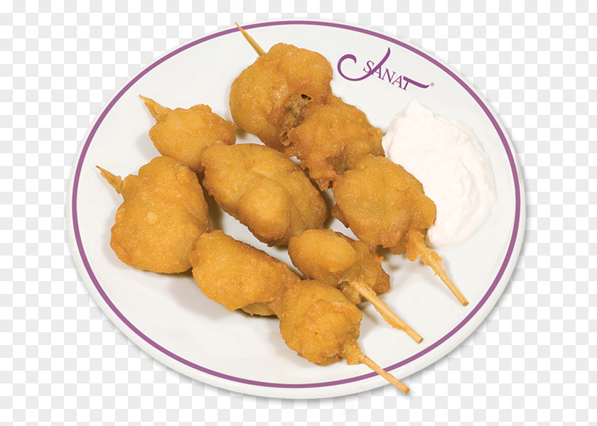 Chicken Nugget Satay Yakitori Fritter Pakora PNG