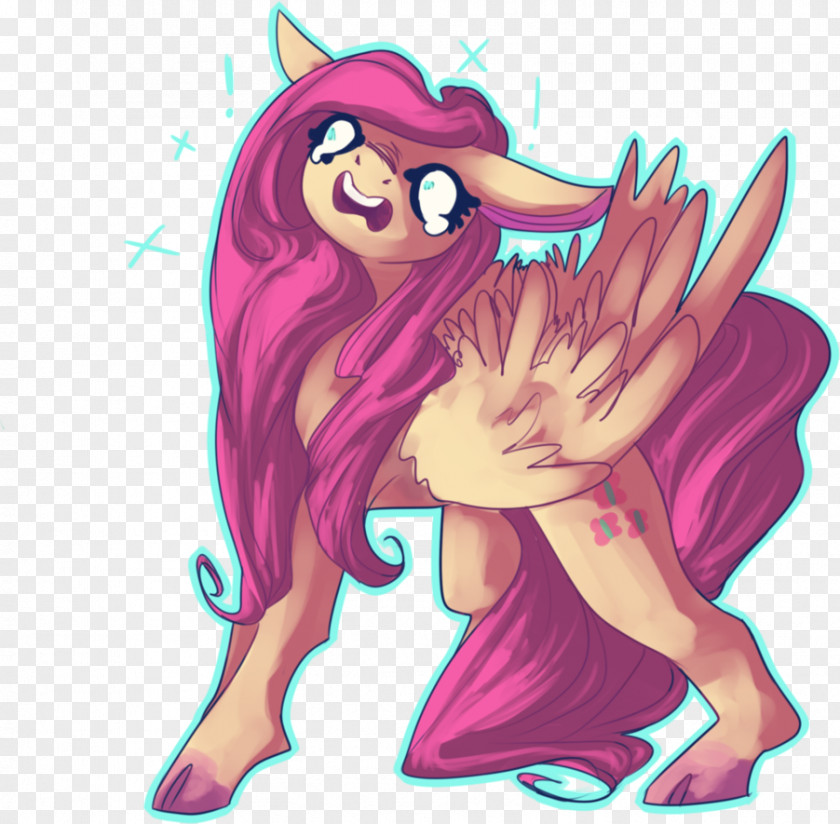 Fluttering Silk Horse Pony Cartoon Clip Art PNG