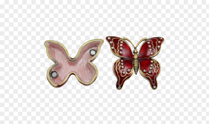 Red Butterfly Insect Pollinator Invertebrate Jewellery PNG