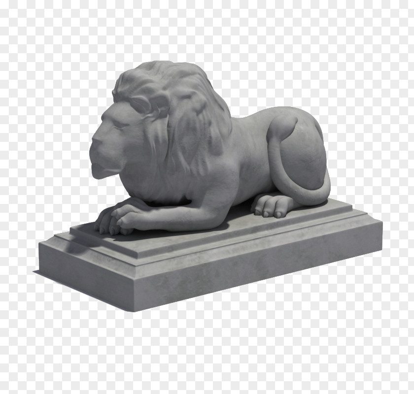 Lion Sculpture 3D Modeling Statue Autodesk 3ds Max Computer Graphics PNG