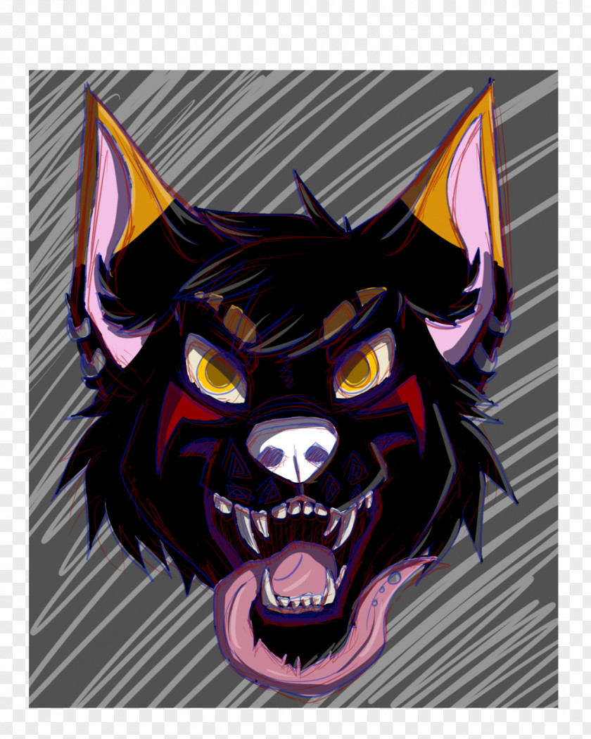 Trippy Wolf Backgrounds For Desktops Graphics Illustration Legendary Creature Purple Supernatural PNG