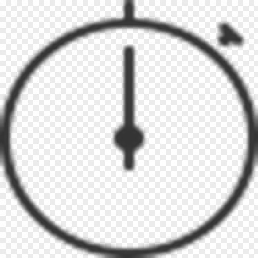 Clock Technology White Circle Symbol Black PNG