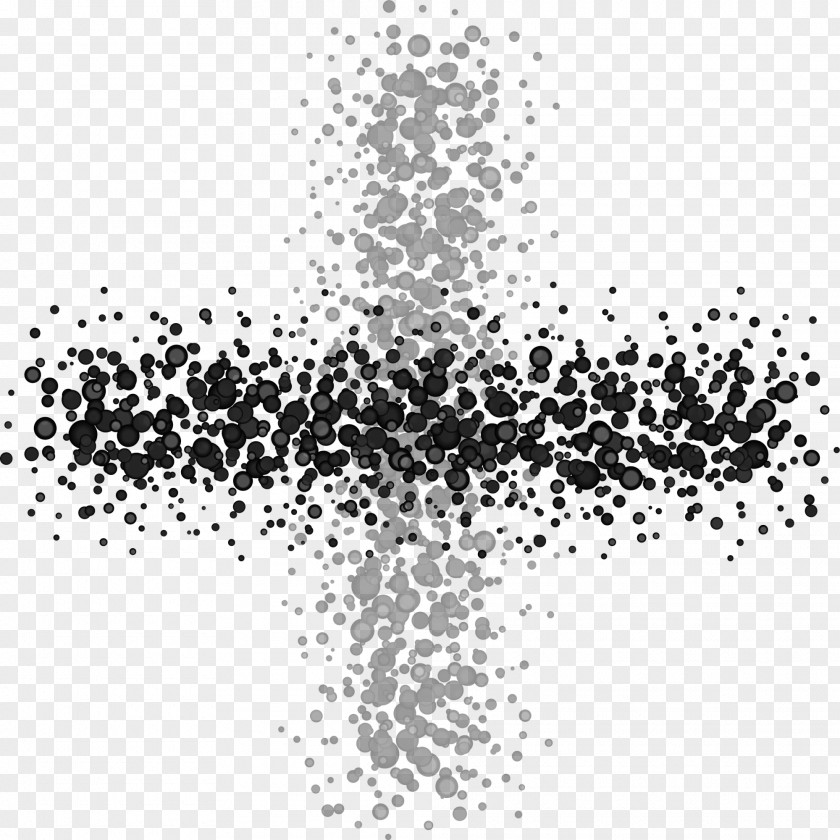 Gray Sparkle Spot Light Black And White PNG
