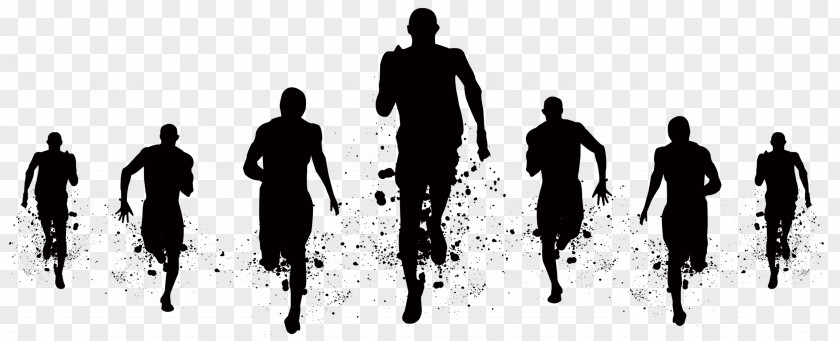 Run Silhouette Hyderabad Marathon Running Sport PNG