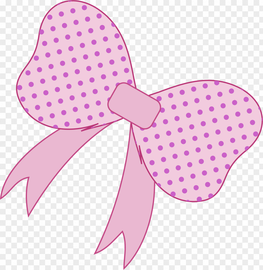 Cartoon Pink Bow Tie Clip Art PNG