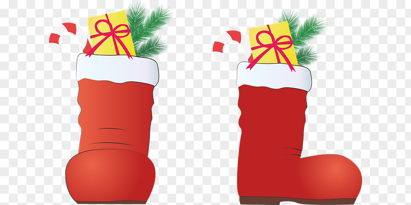 Christmas Decoration Red Socks December 24 Shoe PNG
