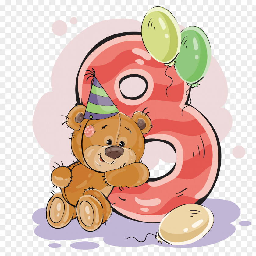 Teddy Bear Stock Photography Illustration PNG bear photography Illustration, number 8, and 8 artwork clipart PNG