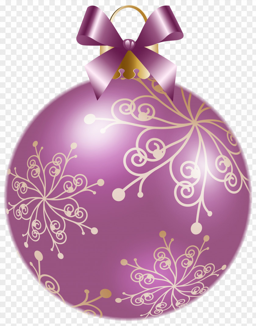 Violet Christmas Ornament Candy Cane Decoration Clip Art PNG