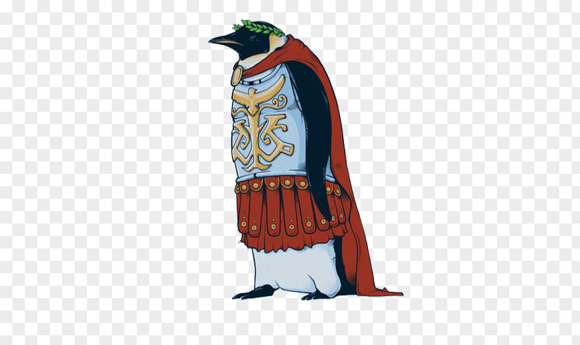 Blue Penguin Warrior Illustrator Emperor T-shirt Visual Pun PNG