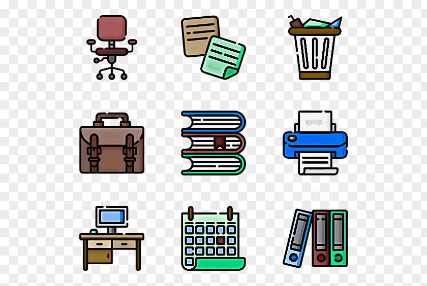 Chair Furniture Line PNG