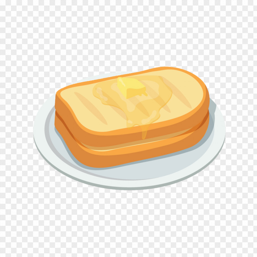 Free Bread And Butter To Pull Material European Cuisine Small PNG