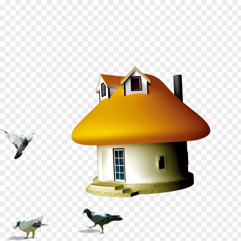 Mushroom-shaped House Download PNG