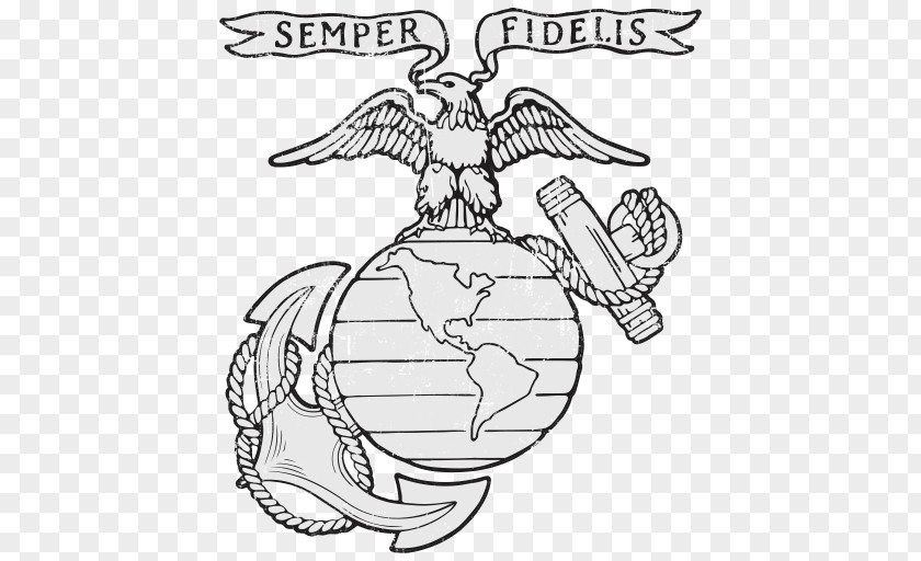 Symbol United States Of America Marine Corps Drawing Marines Logo PNG
